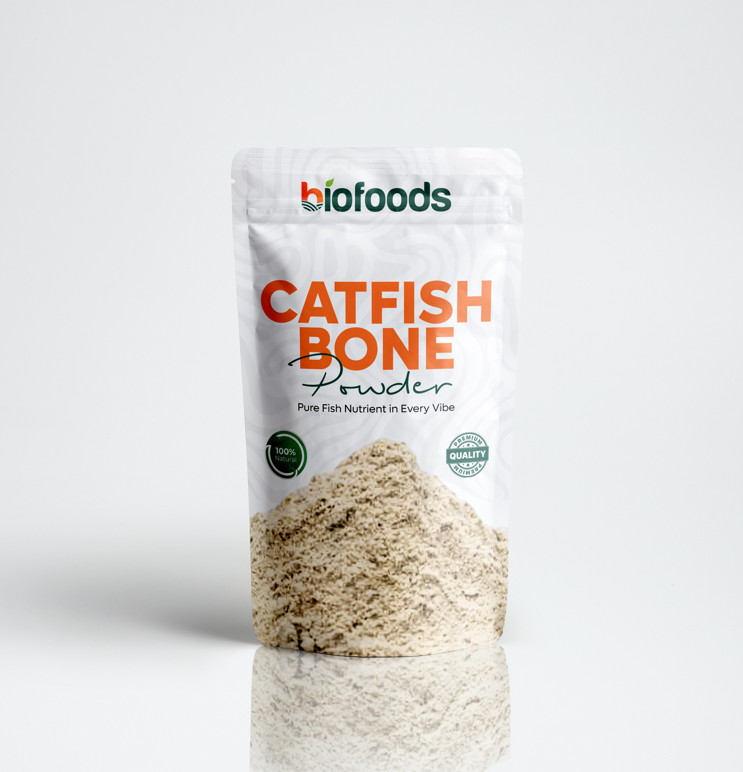 Catfish Bone Powder packaging
