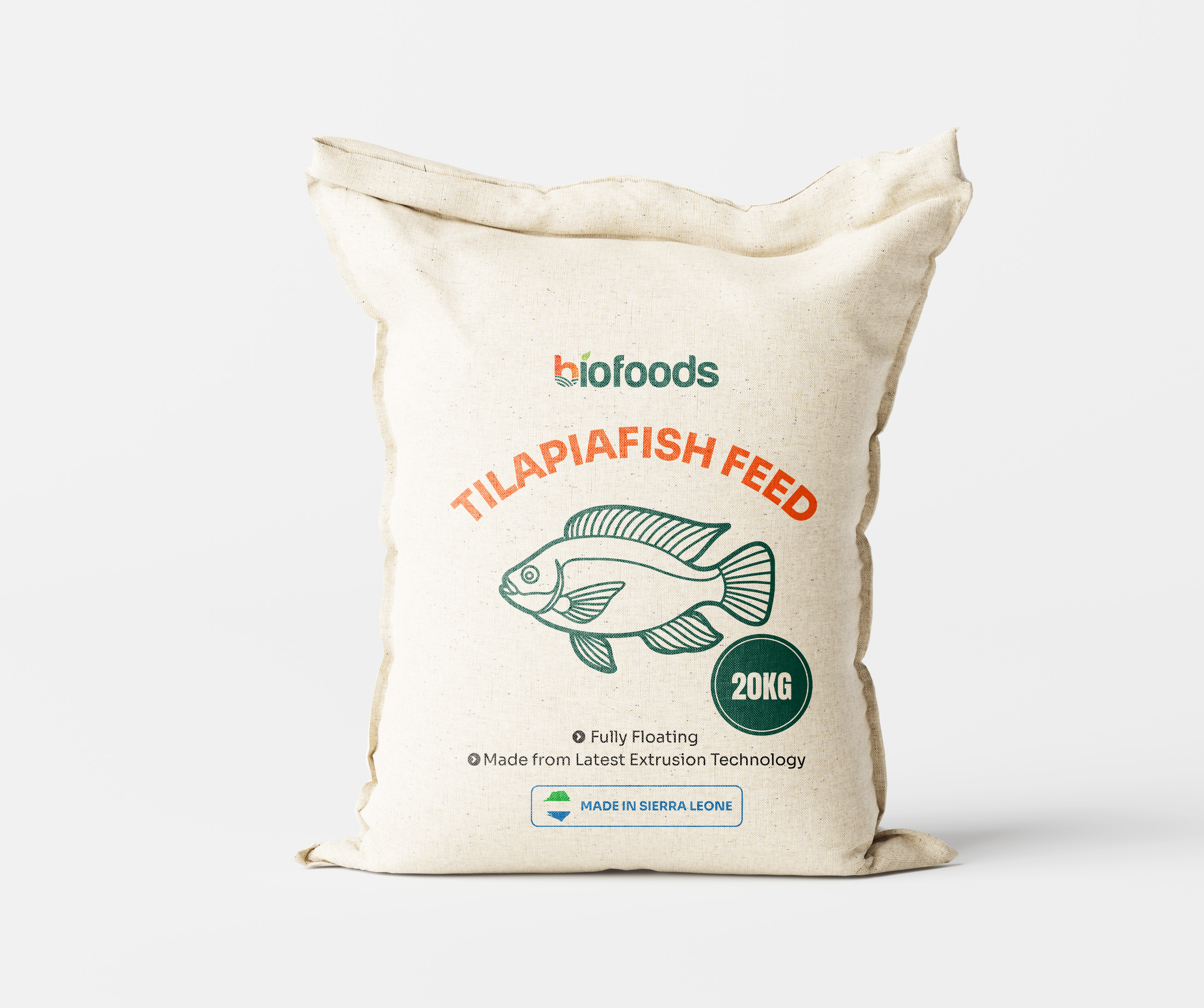 Tilapia Feed packaging